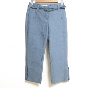  Dior / Christian Dior DIOR/ChristianDior pants size 6(USA) M - blue gray lady's cropped pants ( half edge height ) bottoms 