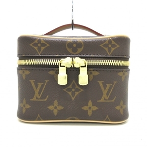 ルイヴィトン LOUIS VUITTON バニティバッグ M44936 ニースナノ モノグラム・キャンバス - レディース RFID確認済み 美品 バッグ