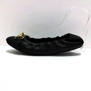 バーバリー Burberry フラットシューズ 36C - レザー 黒 レディース 靴の画像1