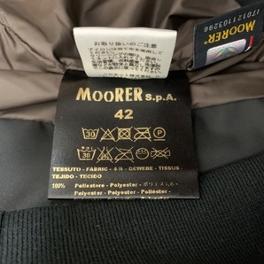 ムーレー MOORER ブルゾン サイズ42 L - 黒 メンズ 長袖/ジップアップ/秋/春 ジャケットの画像5