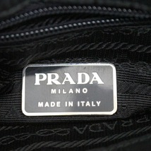 プラダ PRADA ハンドバッグ - ナイロン×エナメル（レザー） 黒 バッグ_画像8