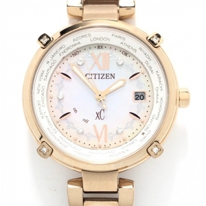 CITIZEN(シチズン) 腕時計 クロスシー H240-T020151 レディース シェル文字盤 /4Pダイヤ(ケース部分) アイボリー