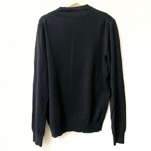コムデギャルソンシャツ COMMEdesGARCONS SHIRT 長袖セーター/ニット サイズL - 黒×レッド×イエロー メンズ Vネック/チェック柄 トップスの画像2