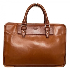  Fujita kaFUJITAKA business bag - leather Brown body lock none bag 