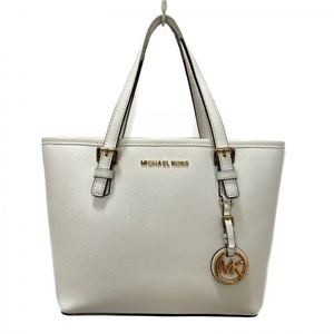 マイケルコース MICHAEL KORS トートバッグ - レザー 白 バッグ