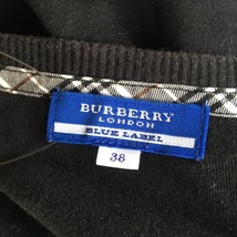 バーバリーブルーレーベル Burberry Blue Label 半袖カットソー サイズ38 M - 黒 レディース トップス_画像3