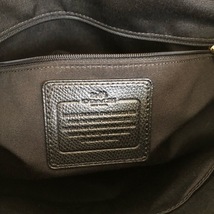 コーチ COACH トートバッグ F33998 ラグジュアリーシグネチャーポケットトート PVC(塩化ビニール)×レザー ダークブラウン×黒 バッグ_画像8