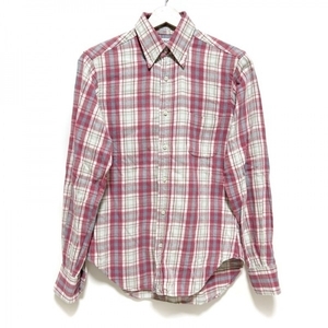 インディビジュアライズドシャツ Individualized Shirts 長袖シャツ - レッド×白×マルチ メンズ チェック柄 トップス