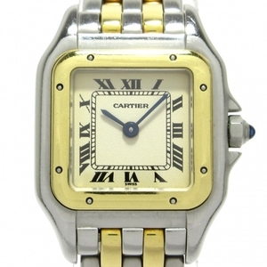 Cartier( Cartier ) wristwatch bread tail SM W25029B6 lady's SS×K18YG/2 low ivory 