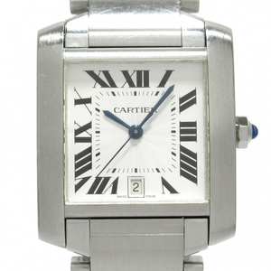 Cartier(カルティエ) 腕時計 タンクフランセーズLM W51002Q3 メンズ SS 白