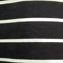 ローズティアラ Rose Tiara 半袖カットソー サイズ42 L - 黒×白 レディース クルーネック/ボーダー/リボン トップス_画像6
