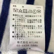 マイラン MYLAN サイズF - 白×ダークネイビー レディース ノースリーブ/マキシ丈/ボーダー ワンピース_画像4