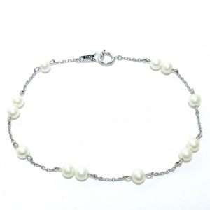 tasakisinju Tasaki Shinju /TASAKI bracele - K18WG× pearl ivory beautiful goods accessory ( arm )