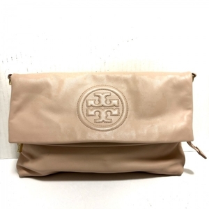 トリーバーチ TORY BURCH クラッチバッグ - レザー ピンクベージュ バッグ