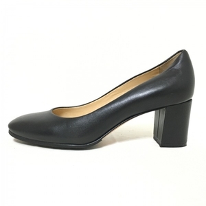 Позвоните в Haan Cole Haan Pumps 6 1/2B -Leather Black Ladies Onsose Oning обувь