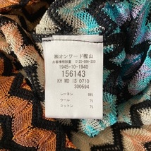 ミッソーニ MISSONI 半袖カットソー サイズ40 M - 黒×ベージュ×マルチ レディース クルーネック 美品 トップス_画像4