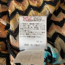 ミッソーニ MISSONI 半袖カットソー サイズ40 M - 黒×ベージュ×マルチ レディース クルーネック 美品 トップス_画像5