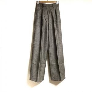  Fendi FENDI pants size 38 S - beige × black lady's full length / thousand bird .. pattern bottoms 