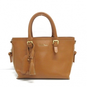  Samantha Thavasa Samantha Thavasa handbag leather Brown 2Way bag 