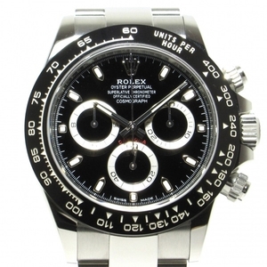 Rolex Watch ■ Красота Daytona 116500LN Мужской SS/Ceramic Besel/13 рамки (Fulkoma)/Random Roulet/Chronograph/2021.01 Black