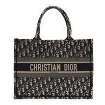 ディオール/クリスチャンディオール DIOR/ChristianDior トートバッグ ブックトートミディアムバッグ/旧スモール ジャガード バッグ_画像1