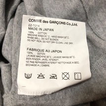 コムデギャルソン COMMEdesGARCONS 半袖Tシャツ サイズM - グレー×黒 レディース クルーネック/POCKET トップス_画像5