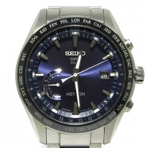 SEIKO(セイコー) 腕時計 ASTRON(アストロン) 8X22-0AG0-2 メンズ セラミックベゼル/GPS/電波 ダークネイビー