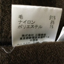 バーバリーブルーレーベル Burberry Blue Label 長袖セーター/ニット サイズ38 M - ダークブラウン レディース ハイネック トップス_画像4