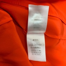 セリーヌ CELINE チュニック サイズ34 S - オレンジ レディース 半袖/シルク ワンピース_画像5