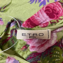 エトロ ETRO 半袖カットソー サイズ44 L - ライトグリーン×ピンク×マルチ レディース クルーネック/花柄 トップス_画像3