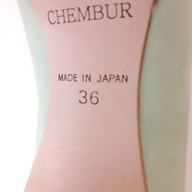 チェンバー CHEMBUR パンプス 36 - レザー ライトグリーン レディース オープントゥ 靴_画像6