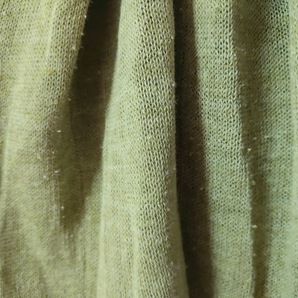 キャピタル KAPITAL 七分袖セーター/ニット サイズ1 S - イエローグリーン メンズ クルーネック/麻 トップスの画像6