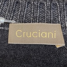 クルチアーニ Cruciani 長袖セーター/ニット サイズ46 XL - ウール ダークグレー メンズ クルーネック トップス_画像3