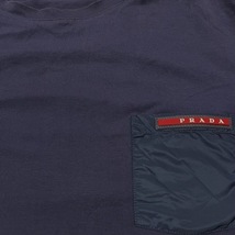 プラダスポーツ PRADA SPORT 半袖Tシャツ サイズL - ブルーグレー メンズ クルーネック トップス_画像6