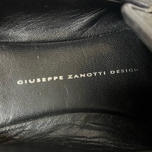 ジュゼッペザノッティ giuseppe zanotti フラットシューズ 36 - レザー×金属素材 シルバー レディース アウトソール張替済 靴_画像5