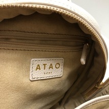 アタオ ATAO リュックサック/バックパック - レザー アイボリー ストラップ着脱可 バッグ_画像8