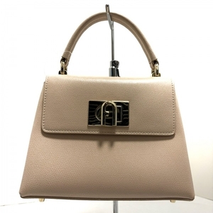 フルラ FURLA ハンドバッグ WB00109 1927 レザー ピンクベージュ バッグ