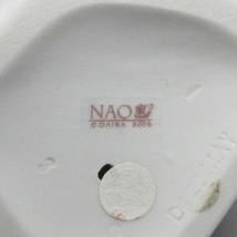 ナオ NAO - 陶器 白×ベージュ×ライトブルー 置物/天使 美品 小物_画像3