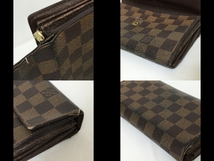 ルイヴィトン LOUIS VUITTON 長財布 N61734 ポルトフォイユサラNM2 ダミエキャンバス エベヌ SD3077 財布 ダミエ_画像10