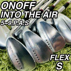 オノフ イントゥージエア アイアン8本セット メンズゴルフ 初心者 入門 中空 ONOFF INTO THE AIR 男性 右利き