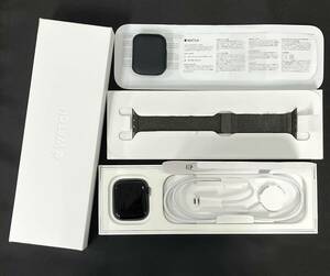 [ б/у ]Apple Watch Series9 45mm GPS модель midnight aluminium кейс / graphite Mira ne-ze петля MR9Q3J/A+MTJQ3FE/A