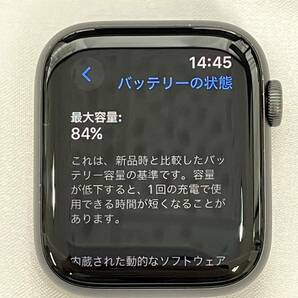 【中古】Apple Watch SE 第1世代 44mm GPS+Cellularモデル スペースグレイアルミニウムケース/ブラックスポーツバンド MYF02J/Aの画像9