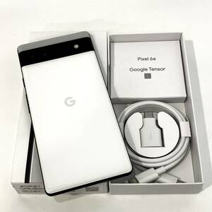 【中古 美品】国内版SIMフリー Google Pixel 6a 5G チョーク GA03714