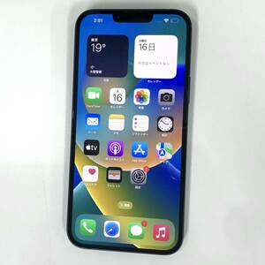 【新品同様品】国内版SIMフリー iPhone 14 Plus 256GB ミッドナイト バッテリー100% 充放電回数0回 ≪中古扱い/極美品≫