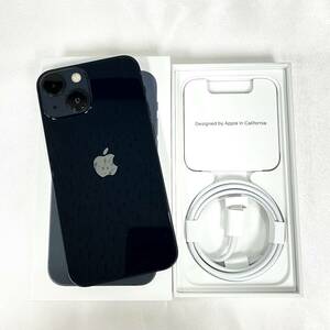 【中古】SIMフリー iPhone 13 mini 128GB ミッドナイト 利用制限〇 MLJC3J/A docomo版