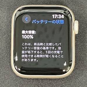 【中古 美品】Apple Watch SE 第2世代 40mm Cellularモデル スターライトアルミニウムケース/スターライトスポーツバンド MNPH3J/A SE2の画像8