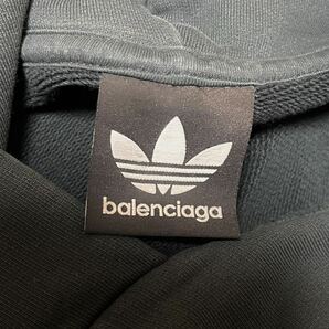 【END購入 納品書有】 balenciaga × adidas large cypress hoodie L / バレンシアガ supreme アディダス fear of god athleticsの画像6