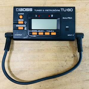 2F37046-5 [BOSS] digital tuner & metronome TU-80