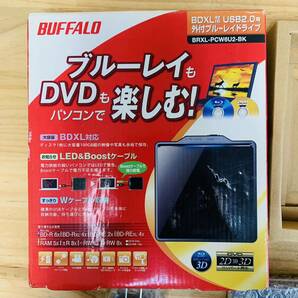 1G38017 未使用品 BUFFALO 外付けブルーレイドライブ BRXL-PCW6U2-BKの画像2