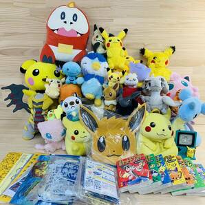 XX38625 まとめ売り Pokemon ポケットモンスター ぬいぐるみ ピカチュウ メタモン プリン ラプラス 等の画像1